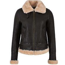 Load image into Gallery viewer, buy best shearling leather jackets, aviator leather jackets on sale
