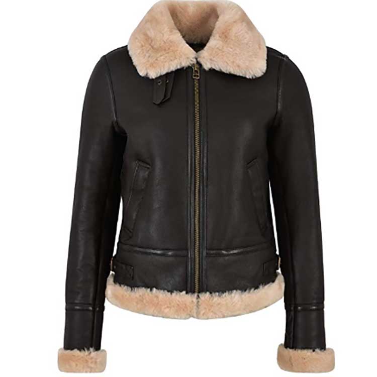 buy best shearling leather jackets, aviator leather jackets on sale