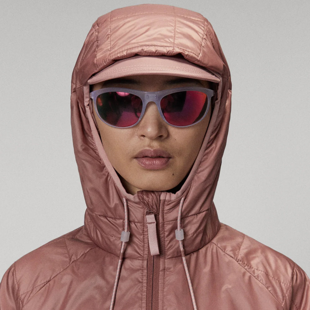 Women Pink Winter Parka Jacket With Hood 