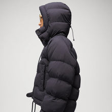 Load image into Gallery viewer, Women&#39;s Black Puffer Jacket
