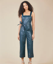 Load image into Gallery viewer, Women&#39;s Sleeveless Utility Leather Jumpsuit
