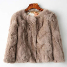 Load image into Gallery viewer, Womens Fashionable Brown Fur Jacket - Shearling leather
