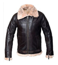 B3 Shearling Aviator Bomber Jacket - Shearling leather