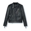 Black Biker Leather Motorbike Jacket for Men - Motorcycle Riding Leather Jacket