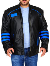 Load image into Gallery viewer, Black Biker Leather Jacket | Black Leather Jacket | Buy Biker Jacket 
