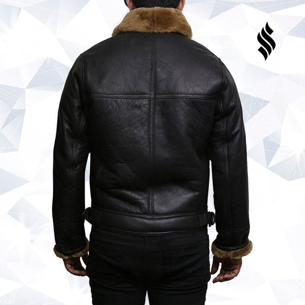 Men's Shearling Sheepskin Jacket - Shearling leather