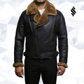 Men's Shearling Sheepskin Jacket - Shearling leather