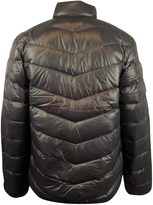 Men’s Bomber Winter Puffer Jackets - Shearling leather
