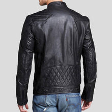 Load image into Gallery viewer, Frits Black Quilted Leather Jacket - Shearling leather
