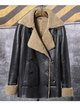 Load image into Gallery viewer, Shearling Jacket Short Fur Coat Leather Jacket Fashion Loose Thick Winter Mens Coats
